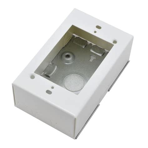 extra deep surface mount electrical outlet box|extra wide recessed box.